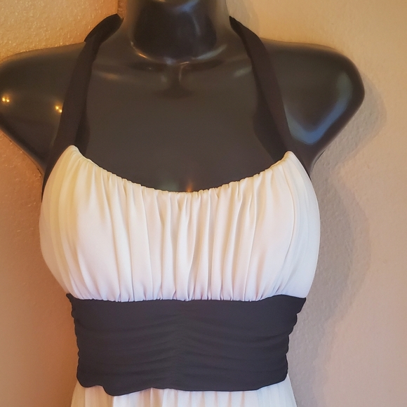 Halter Fit and Flare Dress - Picture 2 of 4